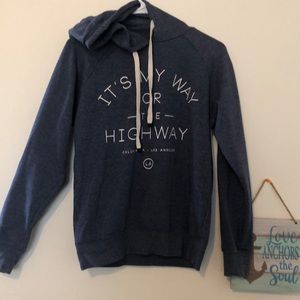 Blue California Hoodie. Size - Medium